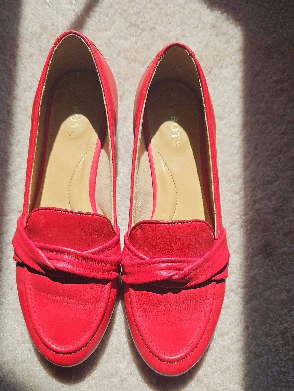 Talbots Flat In Red - Picture 3 of 5